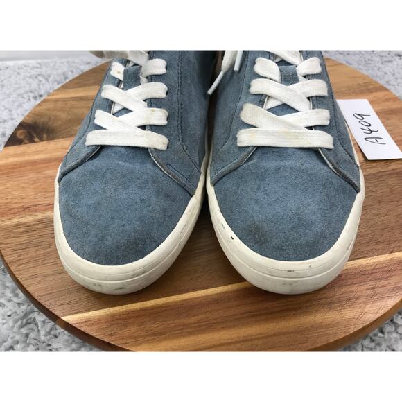 Frye Kerry Blue Suede Low Top Casual Lifestyle Lace Up Daily Sneakers Mens 10 M - Picture 6 of 12